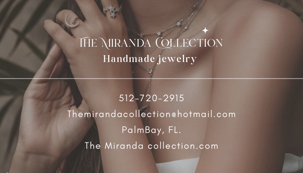 The Miranda Collection jewelry styled on soft fabric